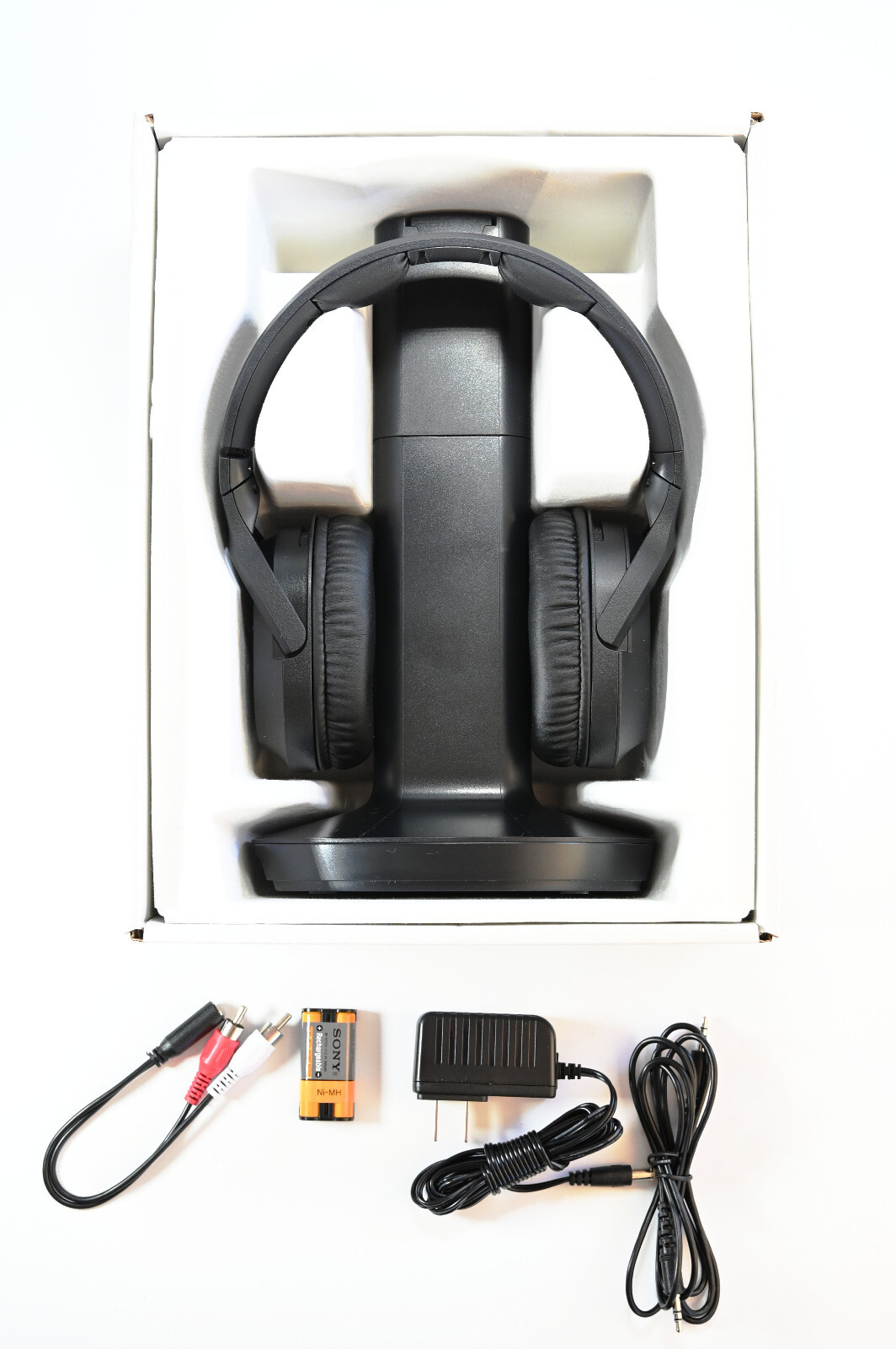 Sony WHRF400 Wireless Stereo Headphone System For Home TV Theater Black WH-RF400