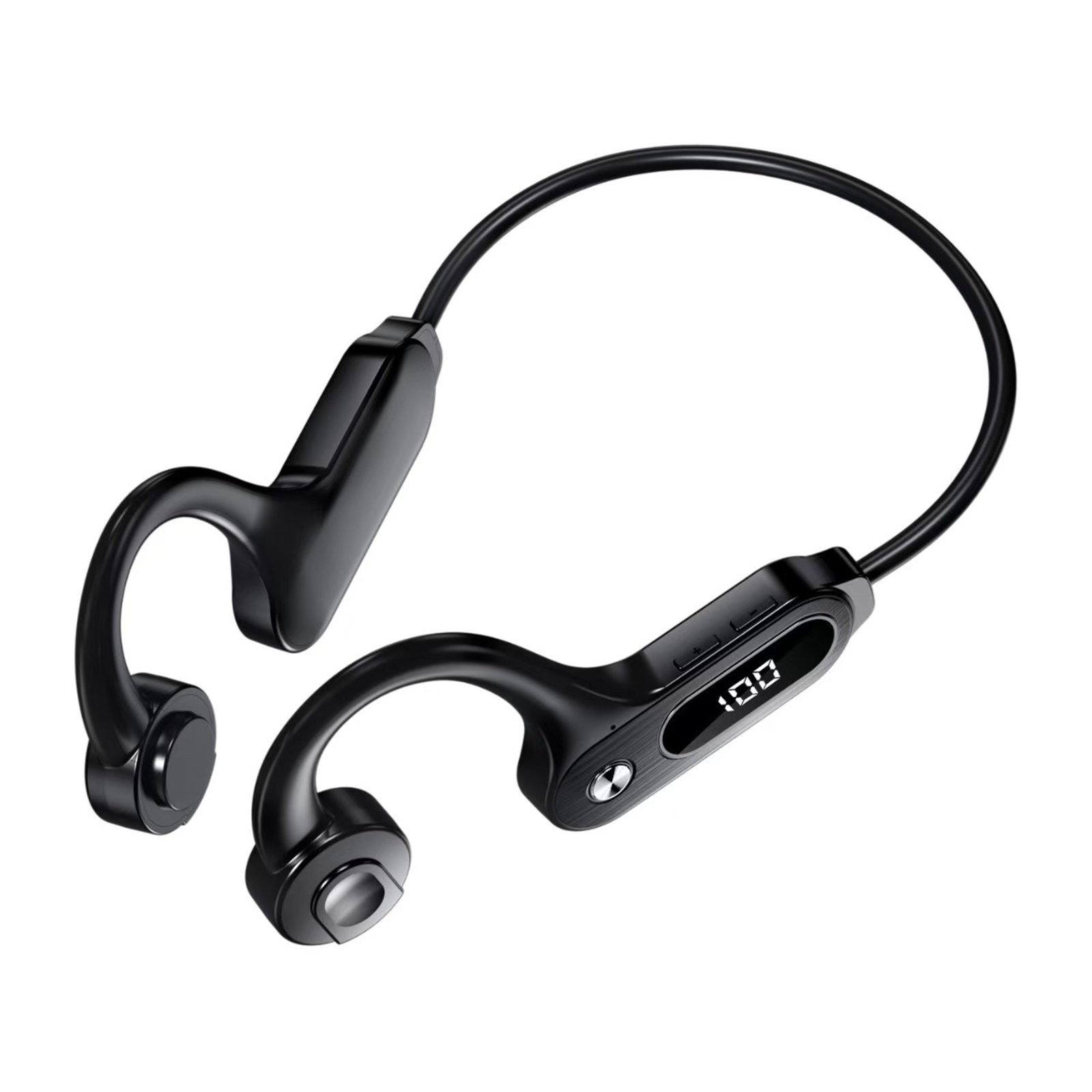 1 x Bluetooth headset Lightweight Exercise 300mah LED Digital Screen 30 Days New