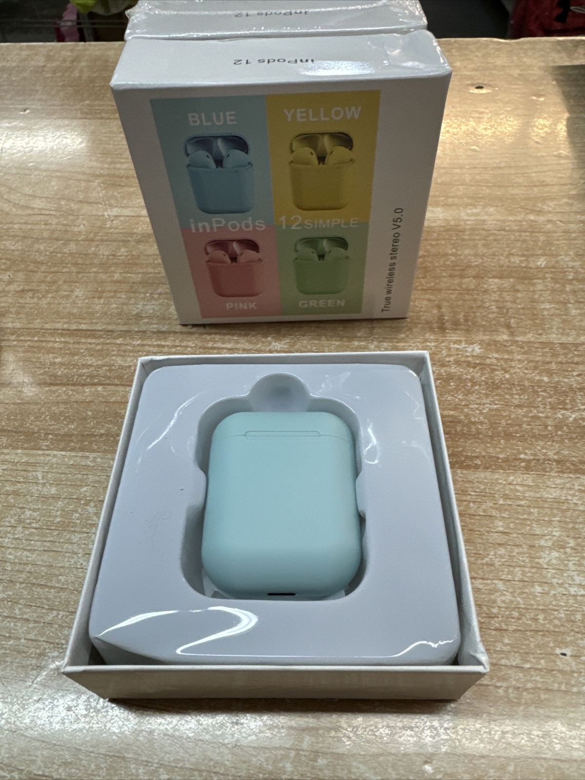 NEW inPods 12 True Wireless Stereo V5.0 Earbuds -BABY BLUE NEW FREE SHIPPING!!