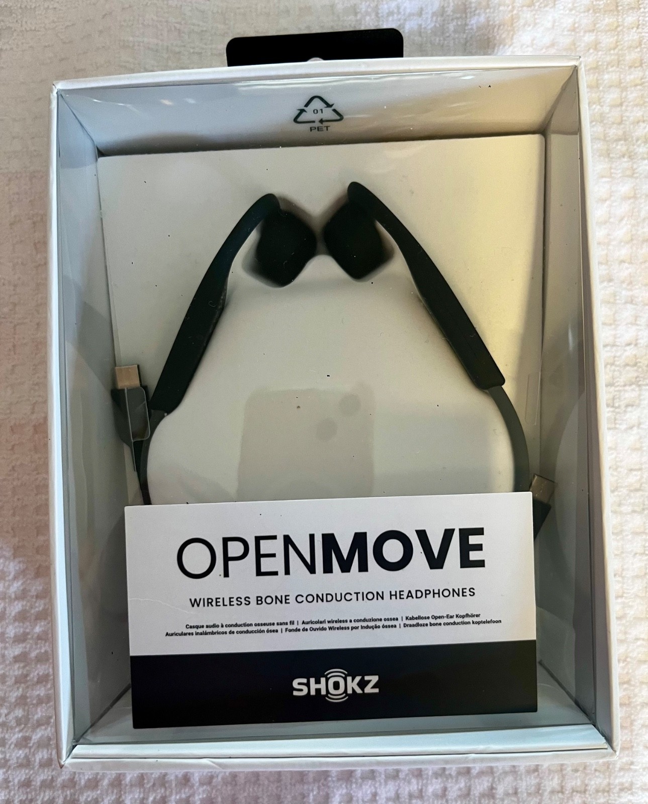 Shokz Openmove (S661) Open-ear Bone-conduction Headphones – Gray – BROKEN;