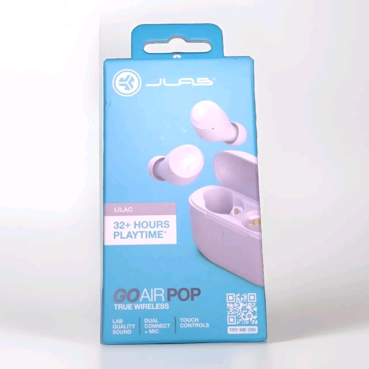 JLab GO Air POP True Wireless In-Ear Headphones – LILAC (EBGAIRPOPRLLC124)