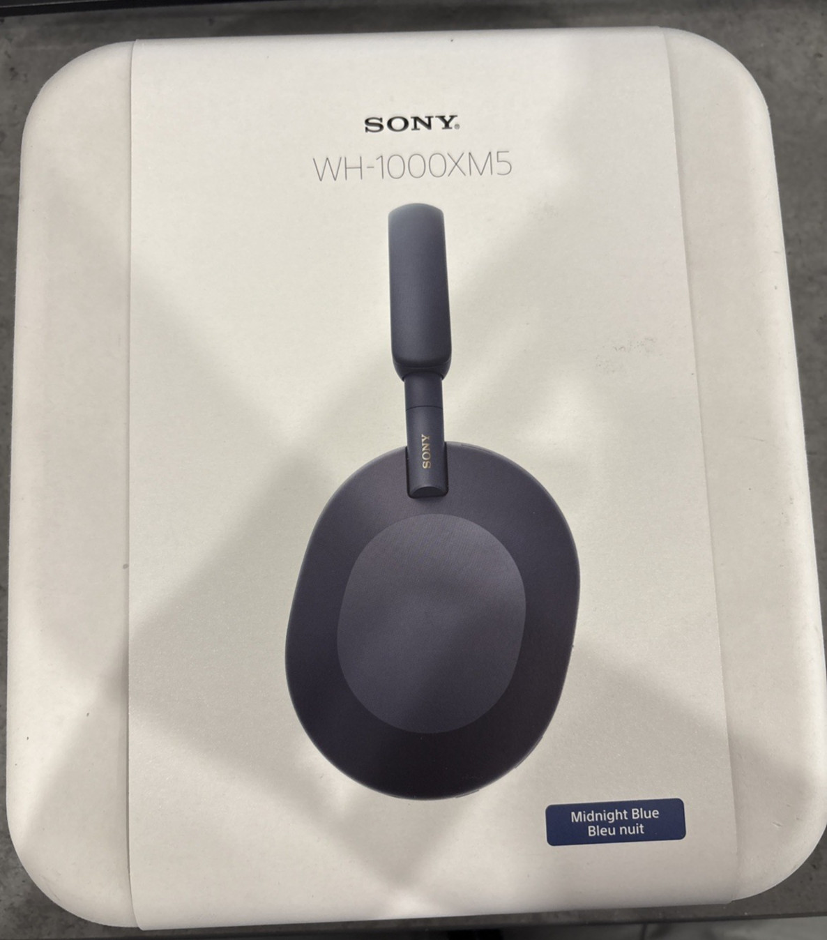 Sony WH-1000XM5 Wireless Noise Canceling Headphones – Midnight Blue