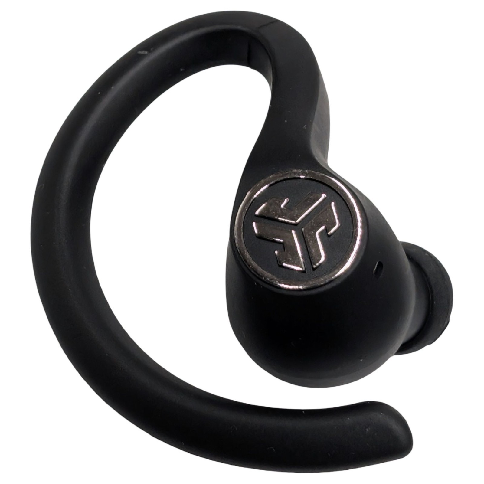 JLab Go Air Sport Wireless Earbuds with Earhooks Black Bluetooth Charging Case