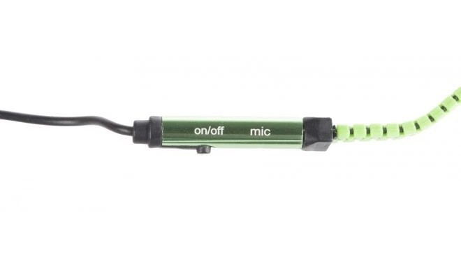 (20 PACK) Zipper In-Ear Stereo Earbuds Headphone Earphone Headset With Mic GREEN