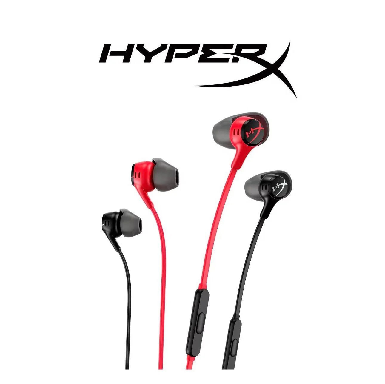 HyperX Cloud Earbuds II Wired Gaming Earphone Black or Red