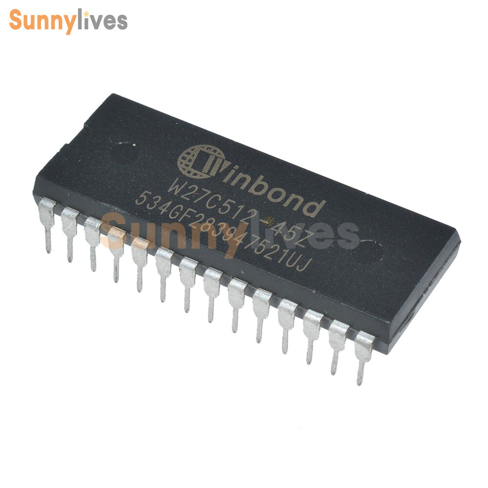 100Pieces W27C512-45Z W27C512 IC DIP EEPROM 512KBIT 45NS Winbond EEPROMs
