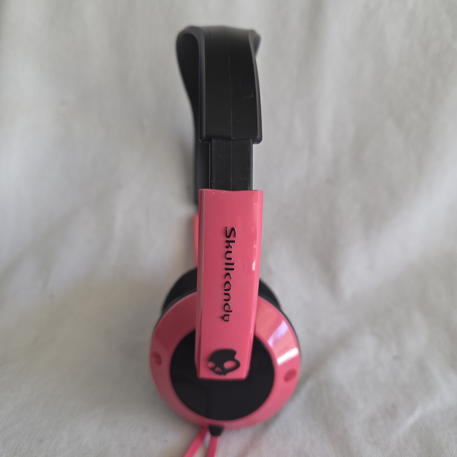 Skullcandy Uprock Wired On-Ear Headphones – Pink & Black – Tested & Working