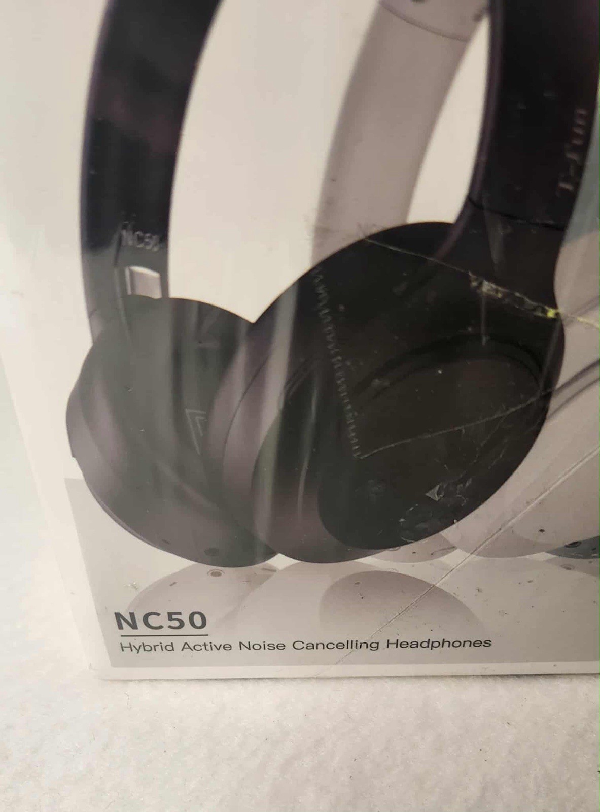 T-fun NC50 Hybrid Active Noise Cancelling Headphones Bluetooth 5.3, Mint Green