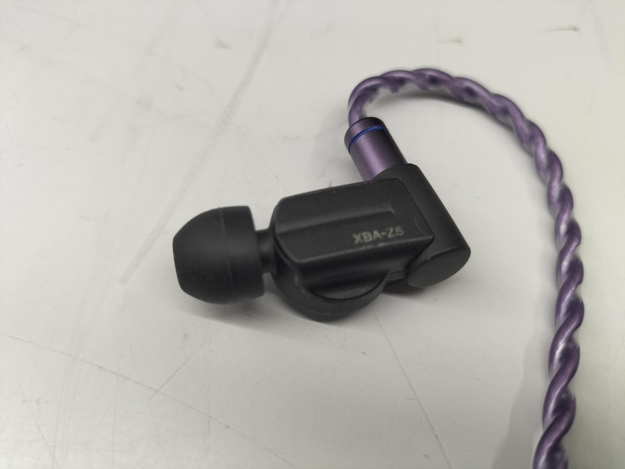 SONY XBA-Z5 Purple Earphone Inner Ear Receiver High Resolution Working