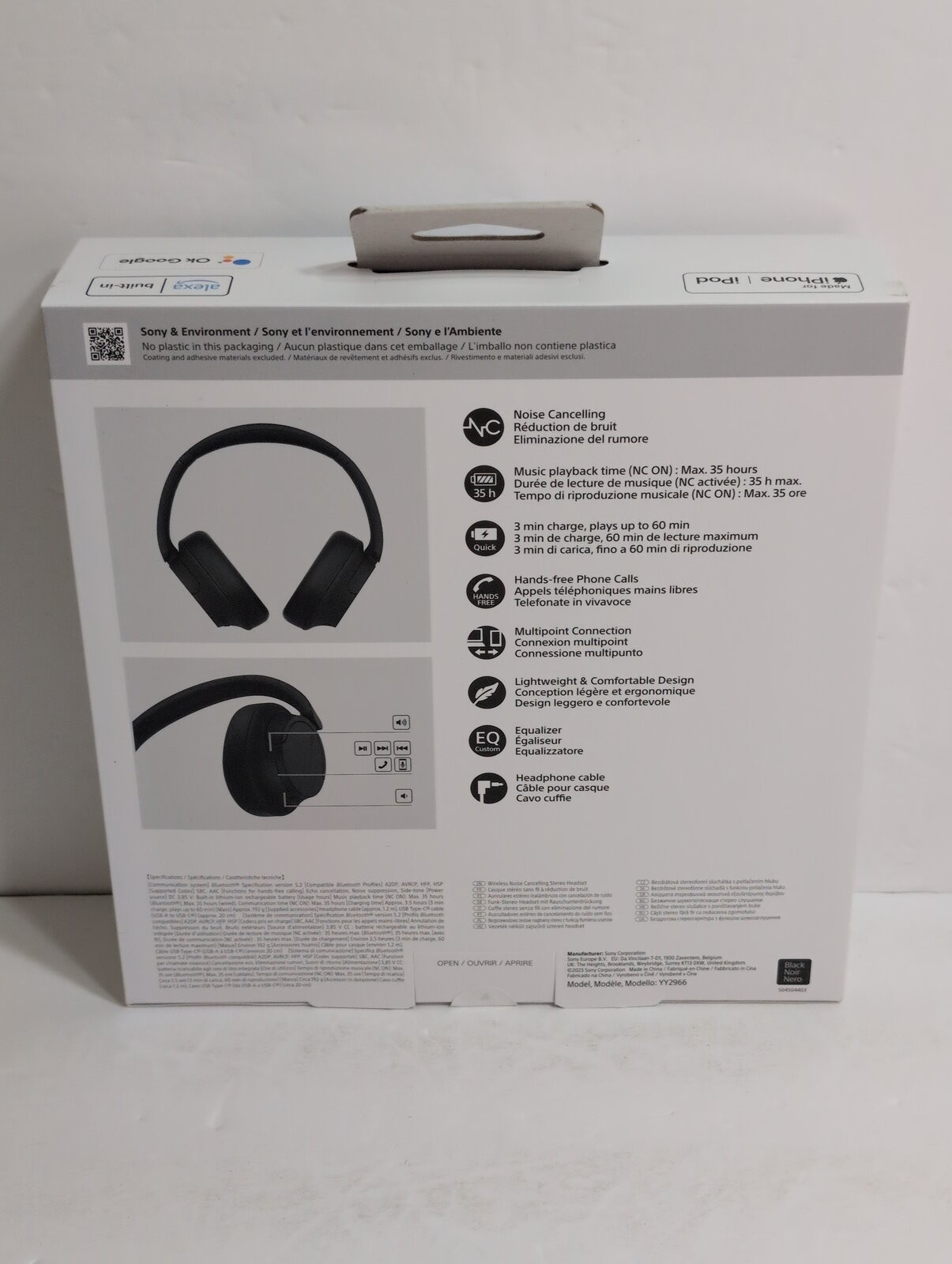 Sony WH-CH720N Noise Cancelling Wireless Bluetooth Headphones
