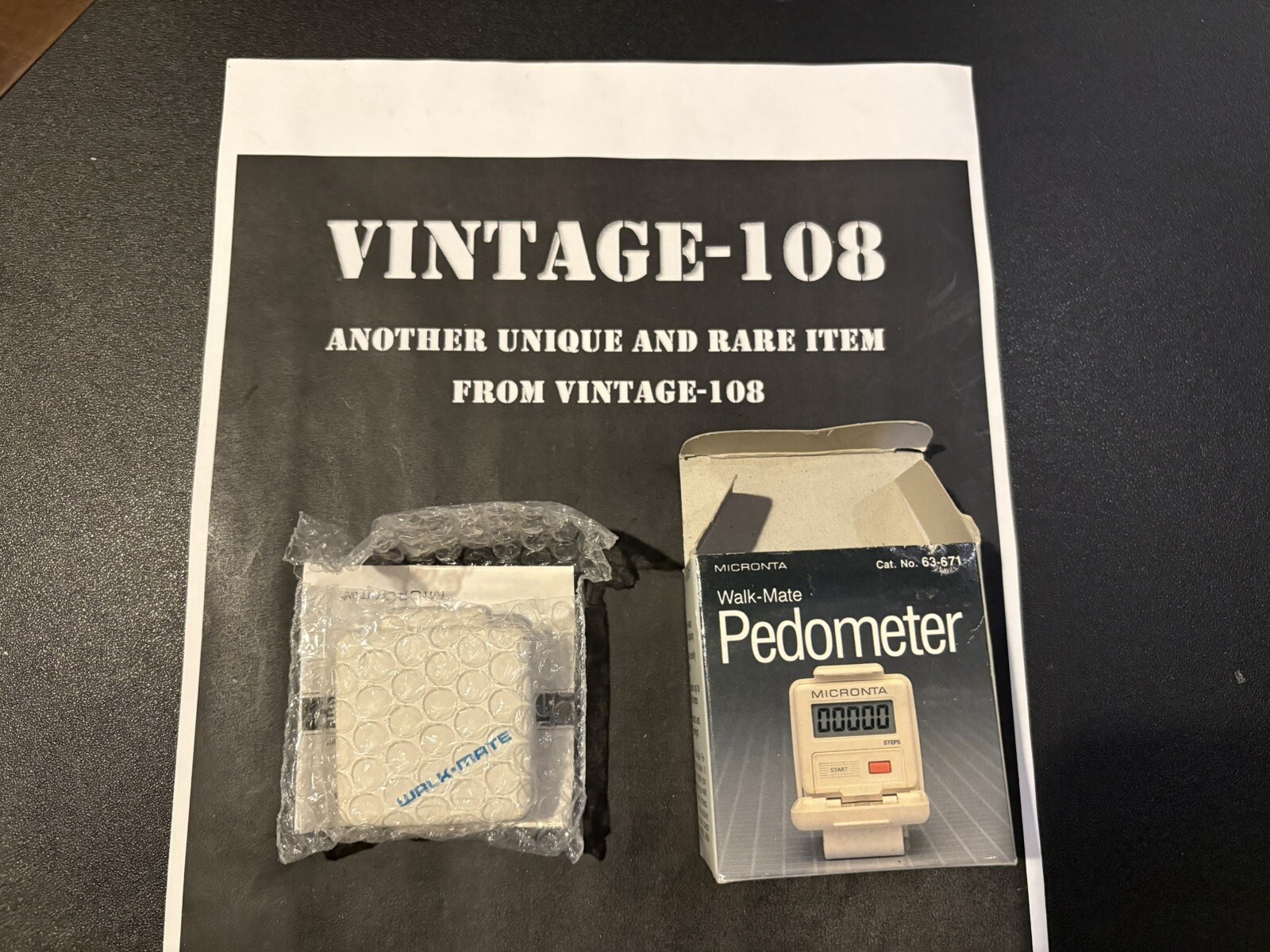 Radio Shack Lot/3 NOS Car Install, Headphones’s, & Pedometer Vintage New, Read