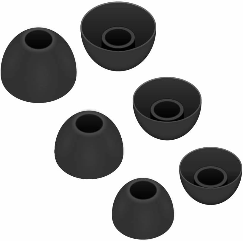Custom Fit Replacement Ear Tips – 12 Pairs Silicone Compatible with Skullcandy