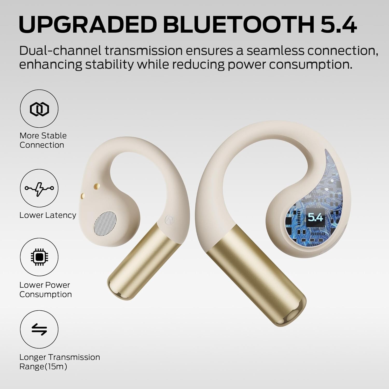 Open Bluetooth Headset, take it with You, Listen to Music Anytime, Anywhere