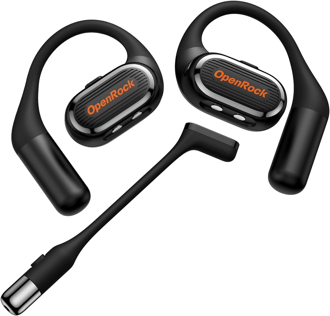 OpenRock Link 20 Open-Ear Headphones with Detachable Boom Mic Call Noise Cancel