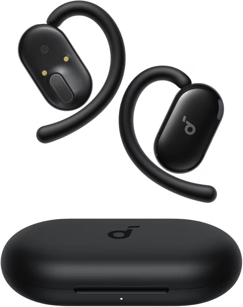 Soundcore V20i by Anker Open-Ear Headphones, Adjustable Ear Hooks, Ultra-Comfort