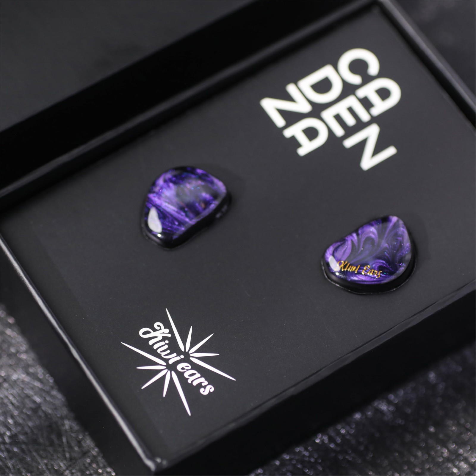 Linsoul Kiwi Ears Cadenza 10mm Beryllium Dynamic Driver IEM 3D Normal, Purple
