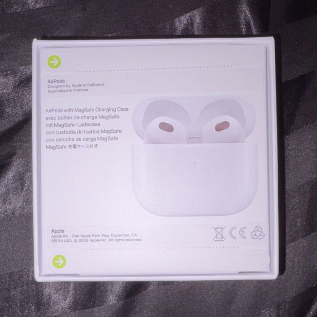 Apple AirPods (3rd Generation) MagSafe Charging Case Bluetooth White MME73AM/A