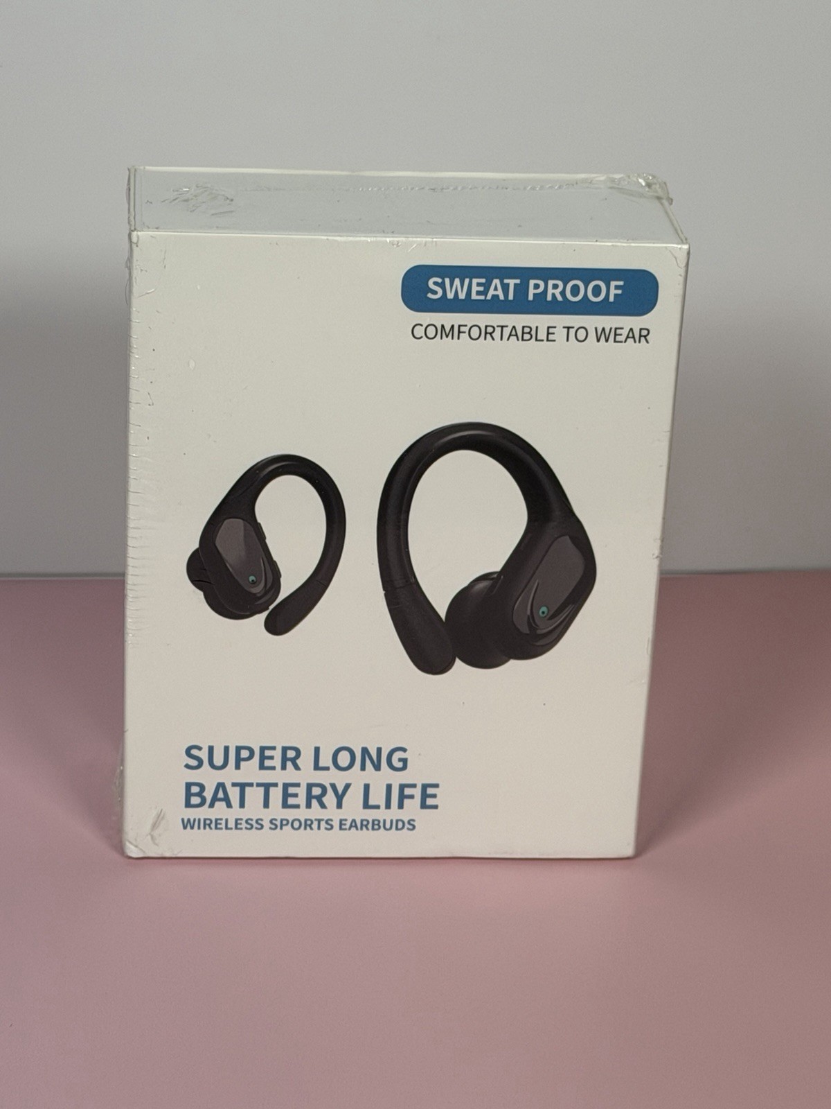 HAOYUYAN BX17 Bluetooth Wireless Ear-Hook Sport Earbuds Sweat-Proof Black