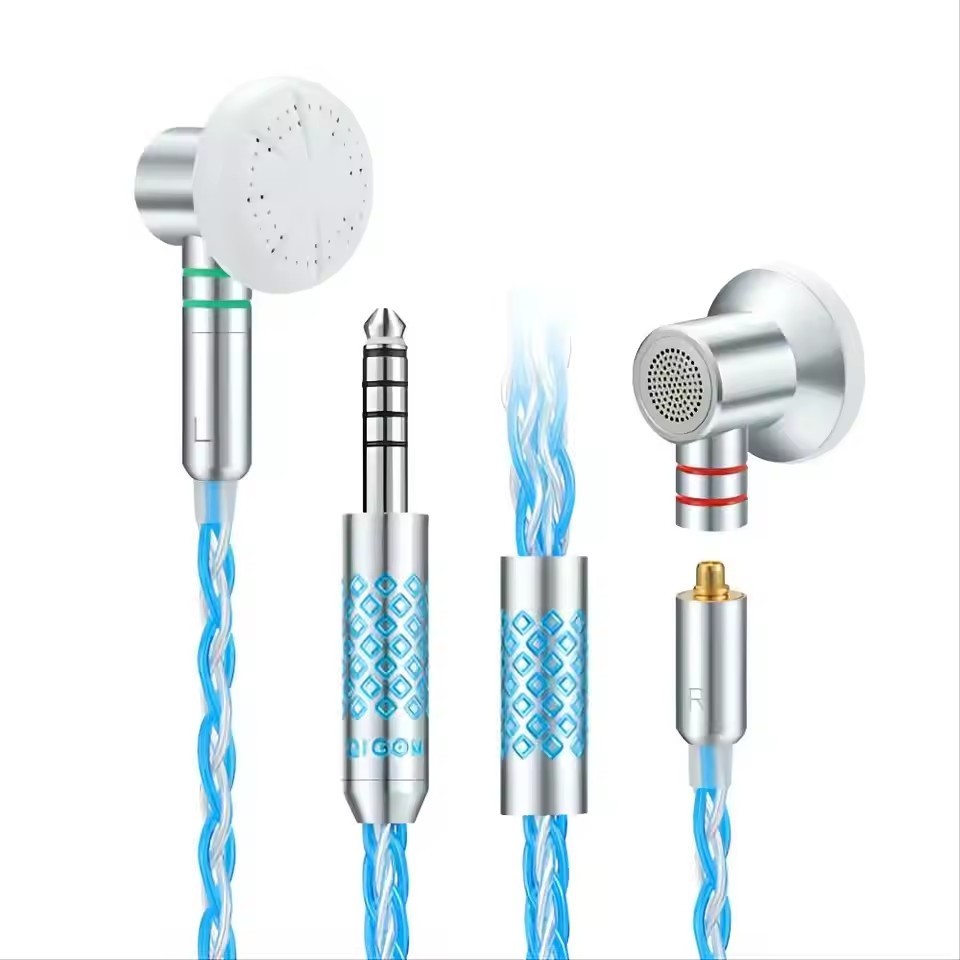 QIGOM S130A 15.4MM 130ohm 112dB, Beryllium Unit, Flathead HIFI MMCX Earphone