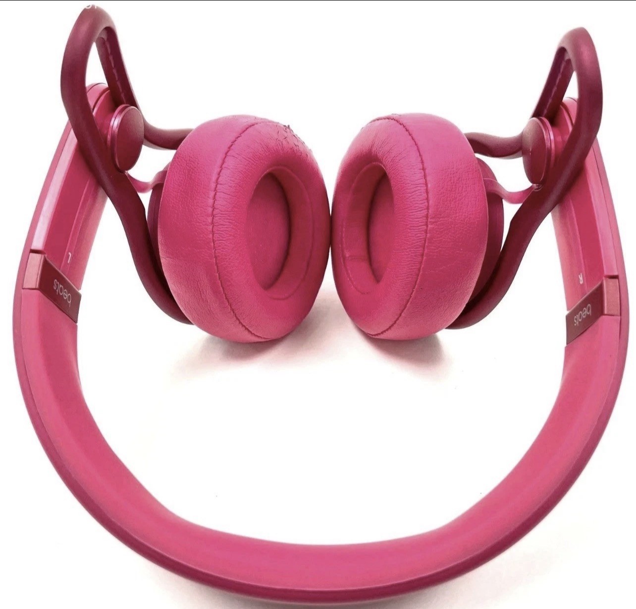 Beats Mixr Dj Professional Wired Headphones Candy Pink Reflective Logo Version