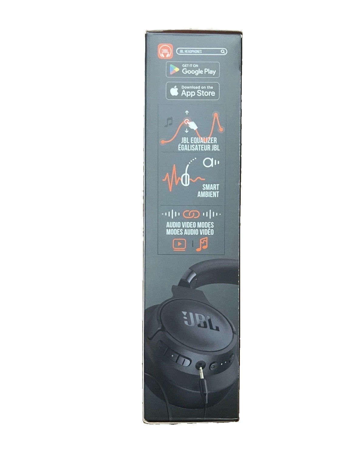 JBL Tune 770NC Wireless Over-Ear Headphones with Noise Cancelling, Black