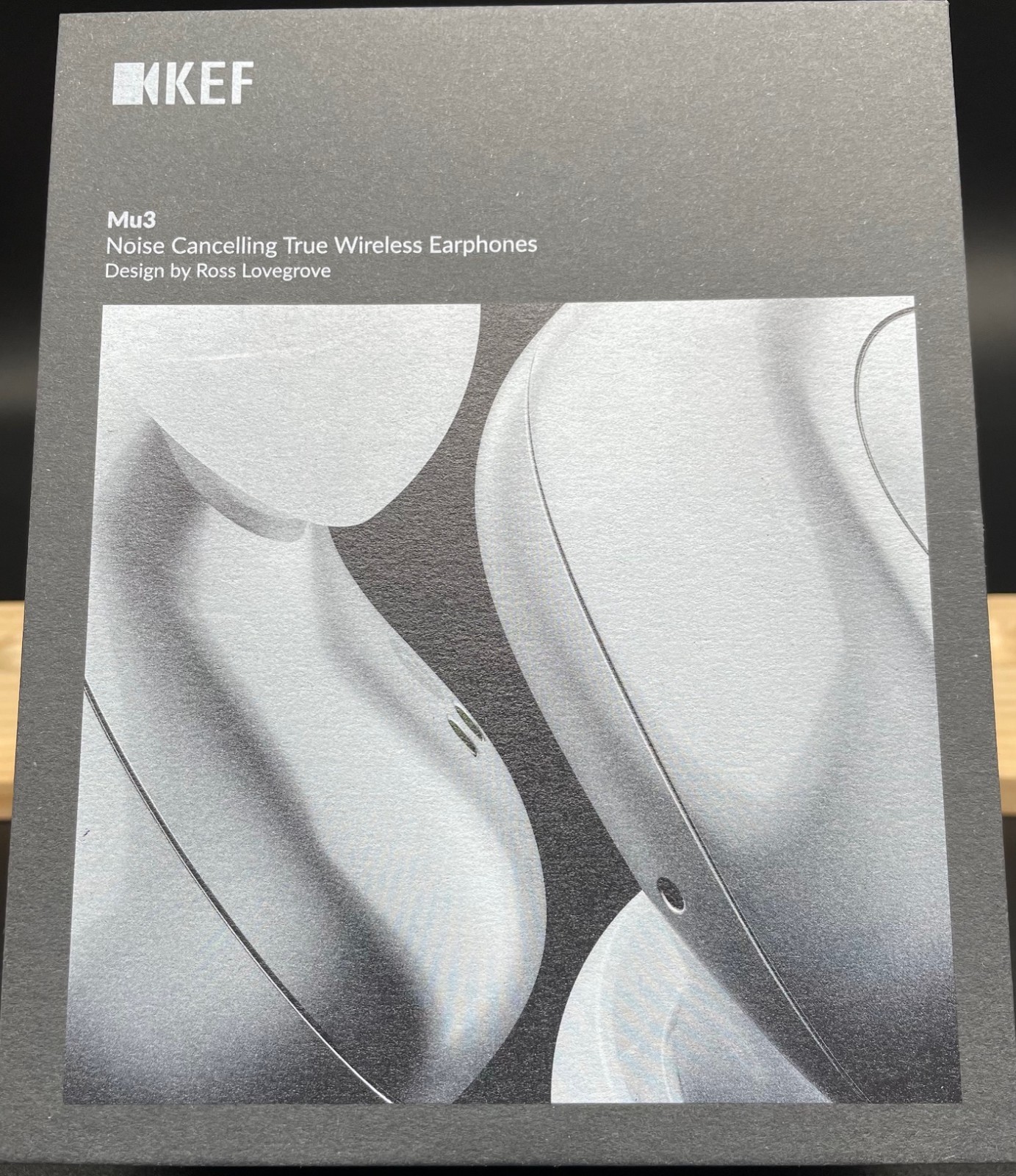 KEF Mu3 Noise Cancelling True Wireless Earphones (Charcoal)
