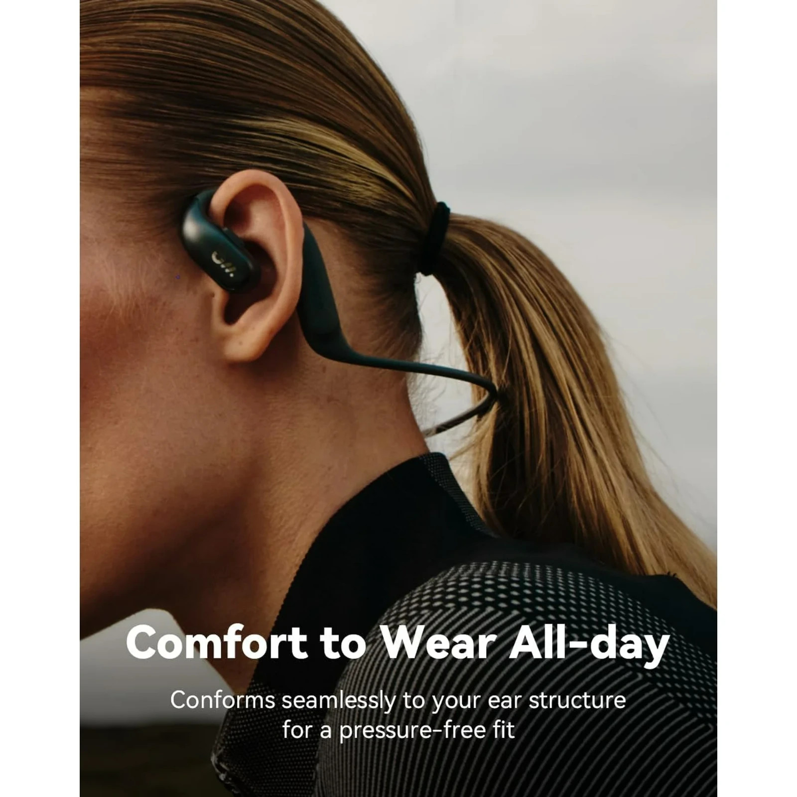 OWS Sports Headphones With Wind Delflection – Silver – NEW IN BOX