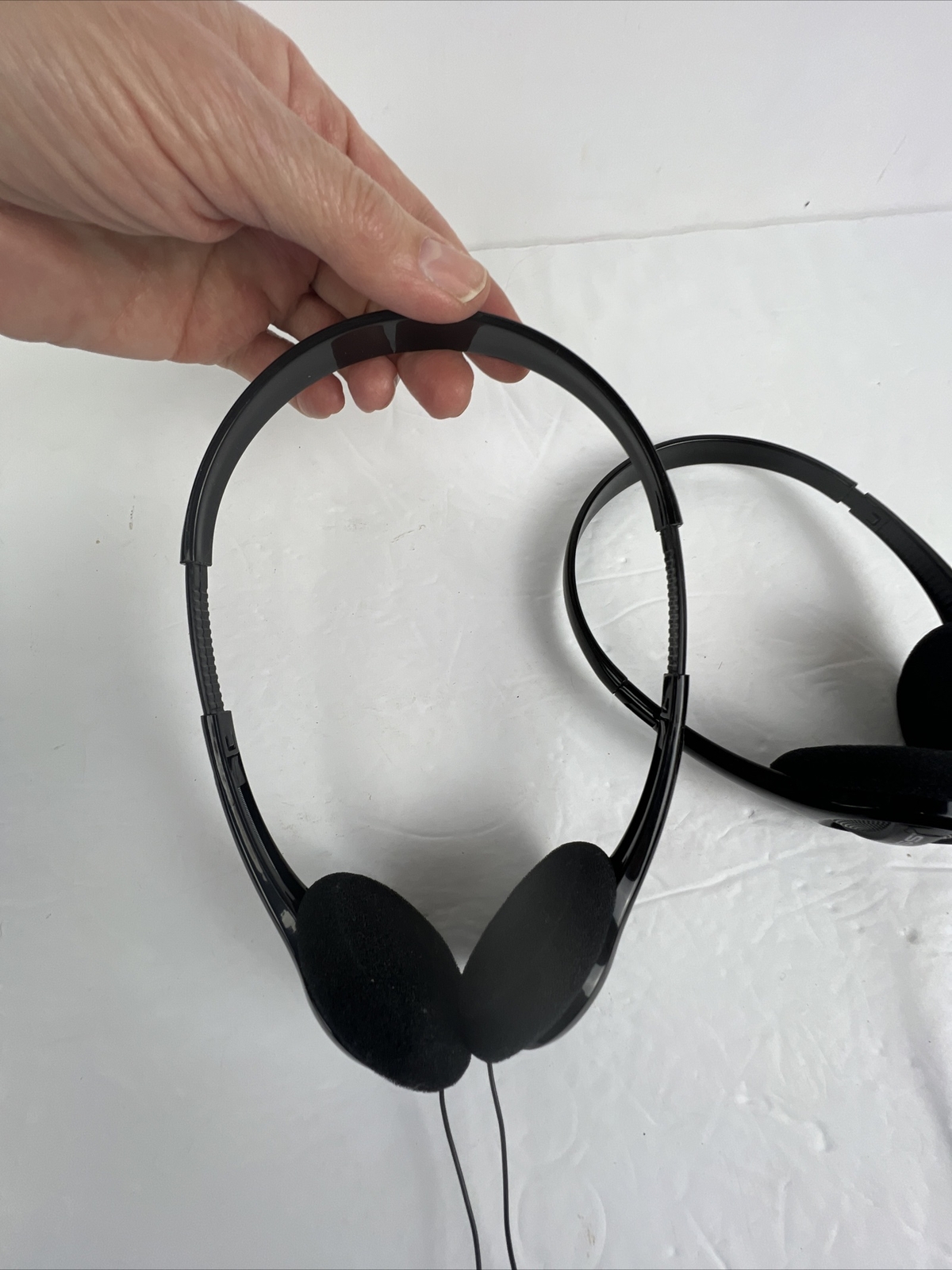 Koss 2-pair Basic Lightweight On Ear Portable Headphones Adj Headband Tested Blk