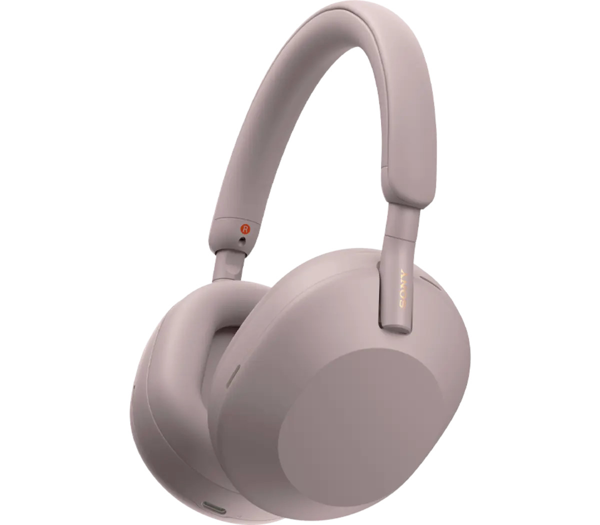 Sony – WH1000XM5 Wireless Noise-Canceling Over-the-Ear Headphones – Smoky Pink