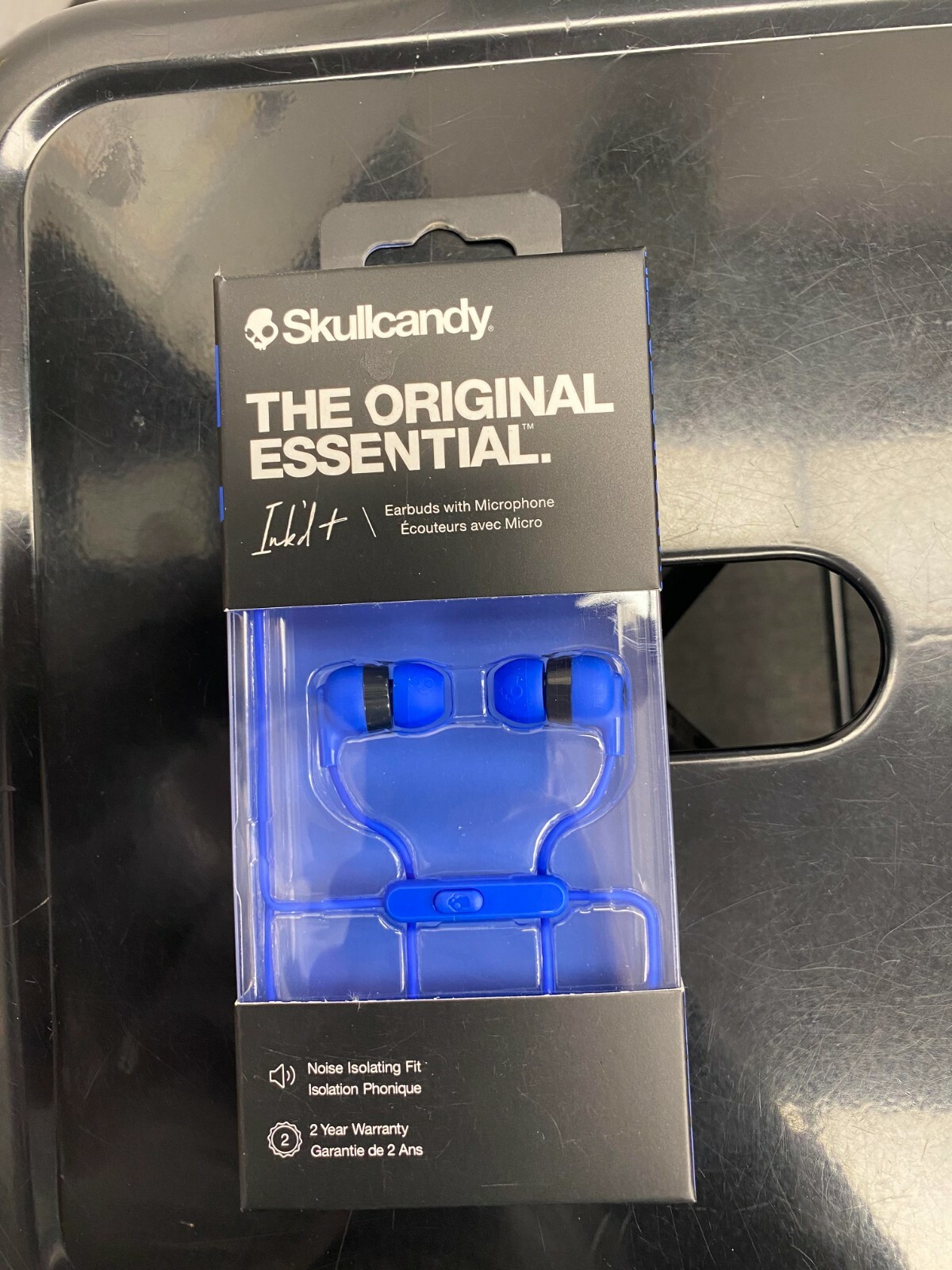 Skullcandy Ink’d+ Wired Earbuds with Microphone – Green, Blue Brand New