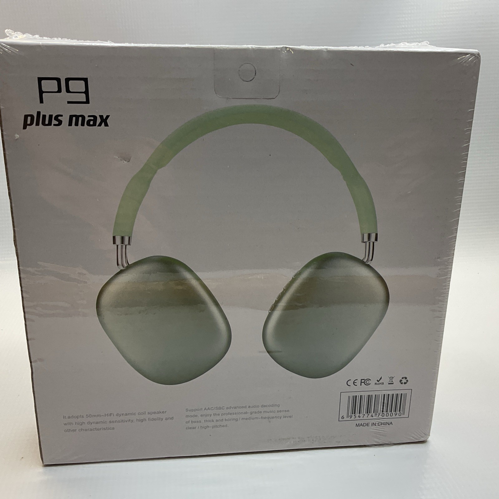 P9 Plus Max Wireless Bluetooth Headphones Over-Ear New In Sealed Box