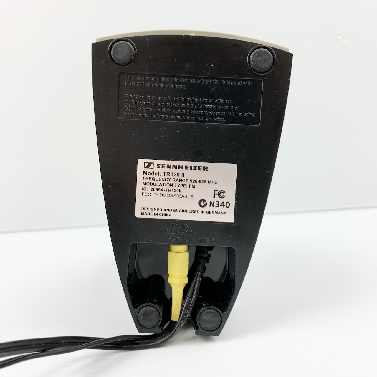 Sennheiser HDR 120 II On Ear Wireless RF Headphones Charging Cradle Read Descr.