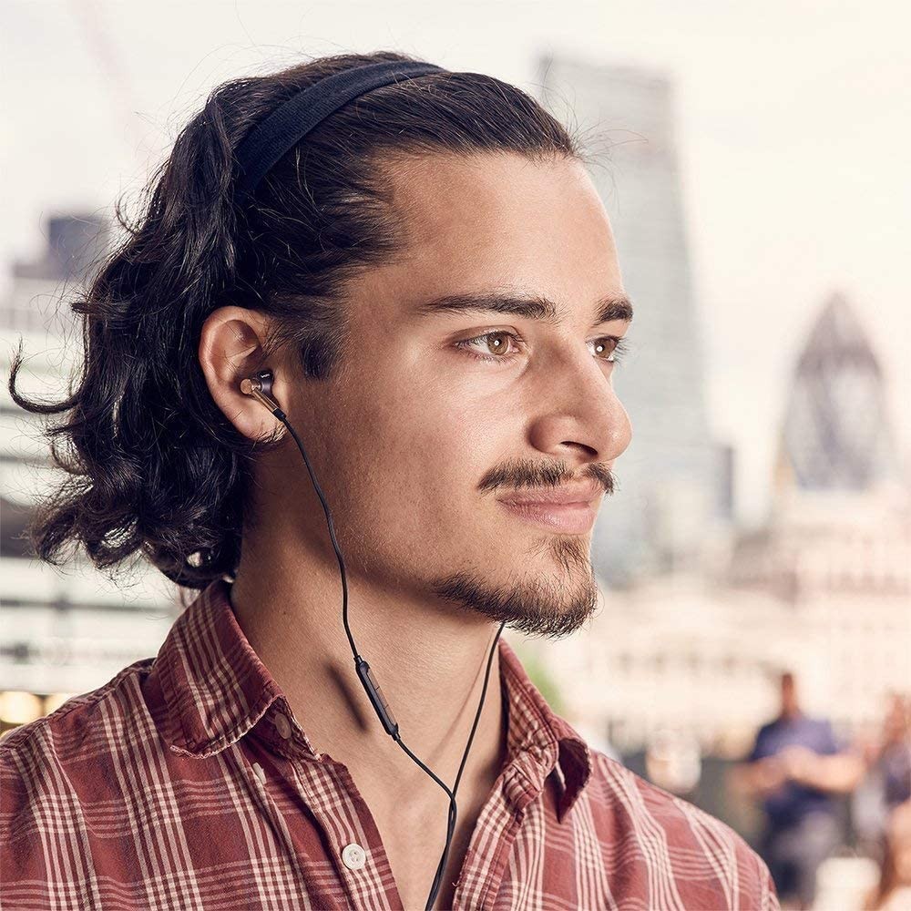 Triple Driver In-Ear Earphones Bass Driven Sound, MEMS Mic, for Smartphones/PC