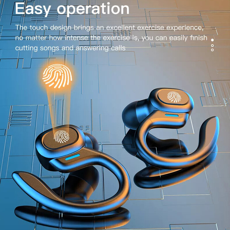 Wireless Bluetooth Earphones Sports Headphones Ear Hook Running Earbuds Headset