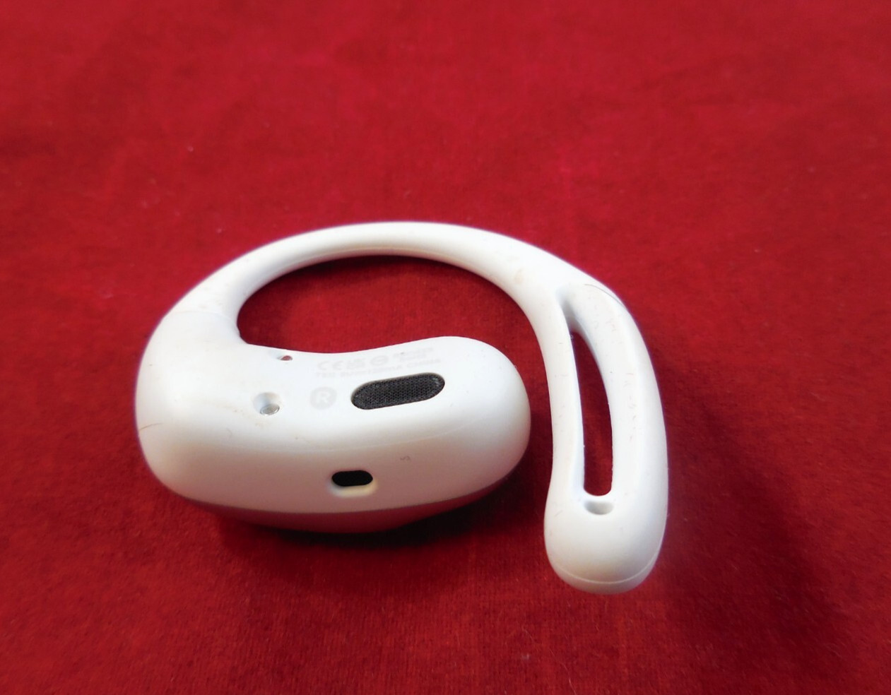 Shokz – OpenFit Air Open-Ear True Wireless REPLACEMENT RIGHT Earbud WHITE T511
