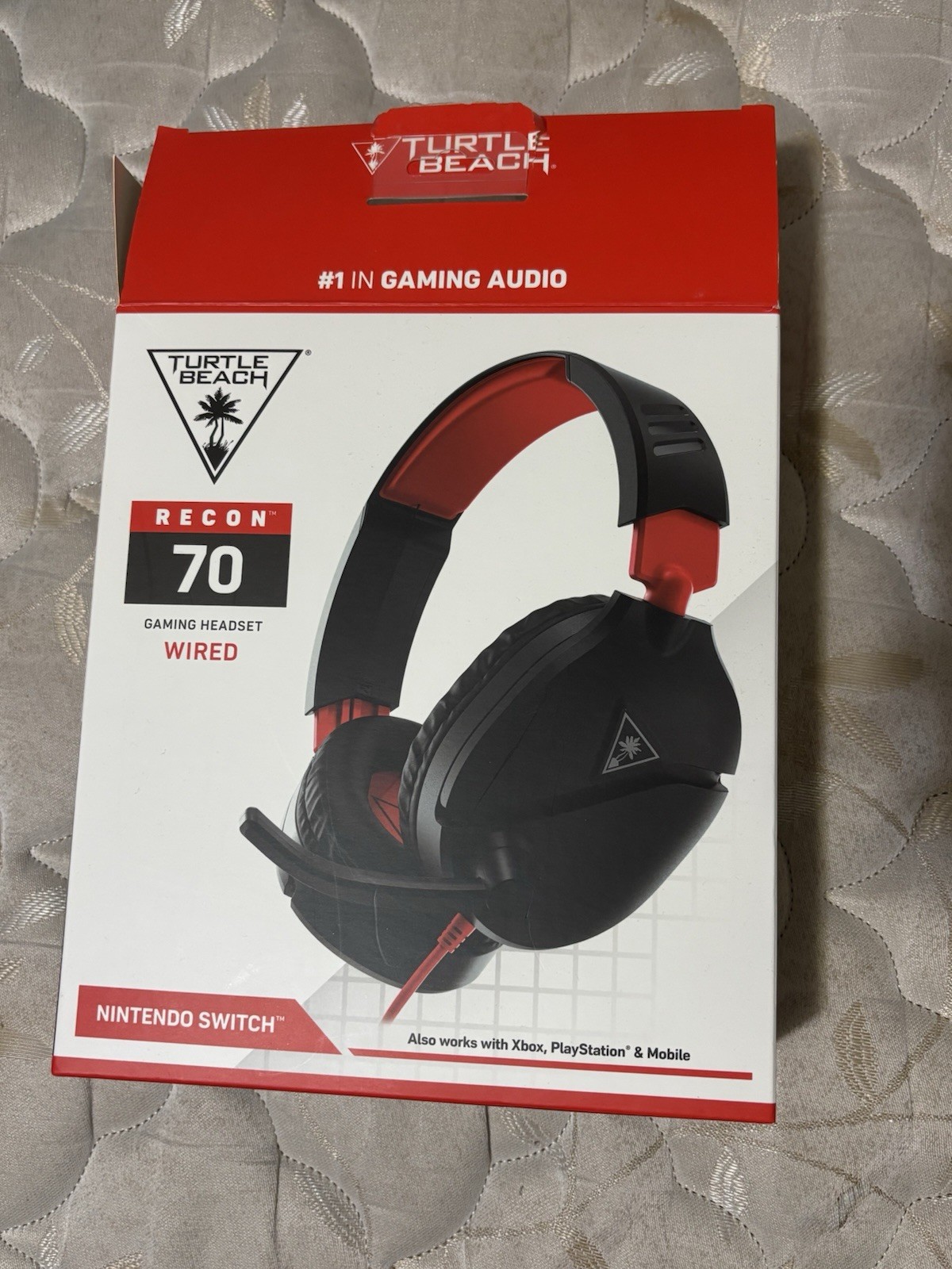 Turtle Beach Recon 70 Gaming Headset for Xbox Series, PS5, PS4, Black and Red