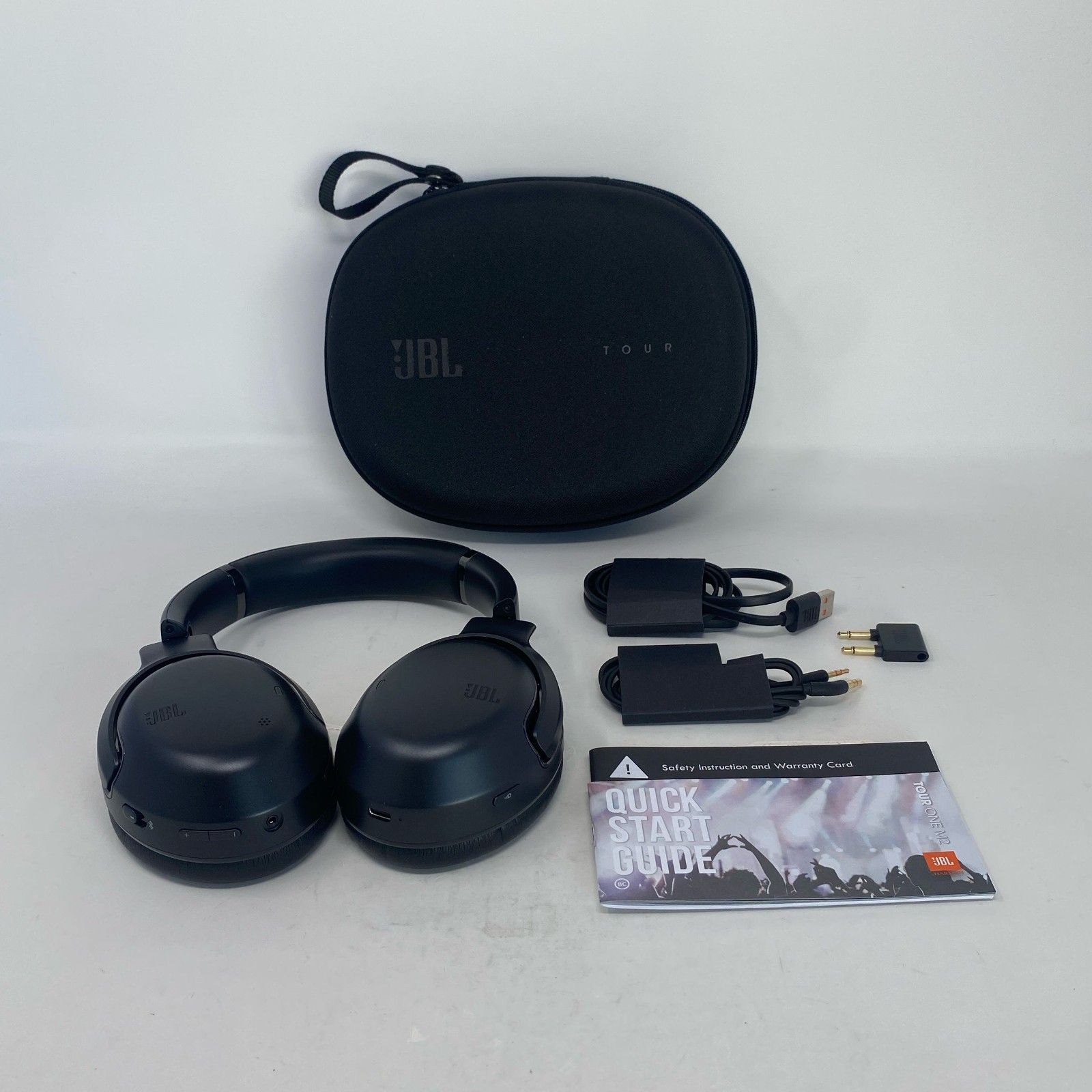 JBL Tour One M2 Wireless ANC Over-Ear Headphones – Black