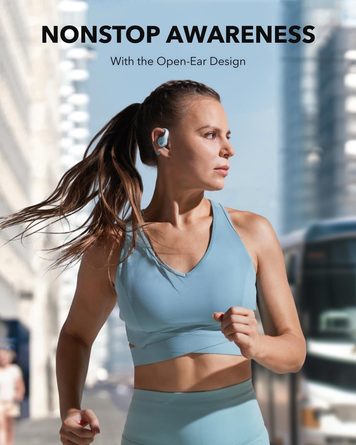 Soundcore AeroFit Pro Open-Ear Headphones LDAC Rich Sound Earbuds Spatial Audio