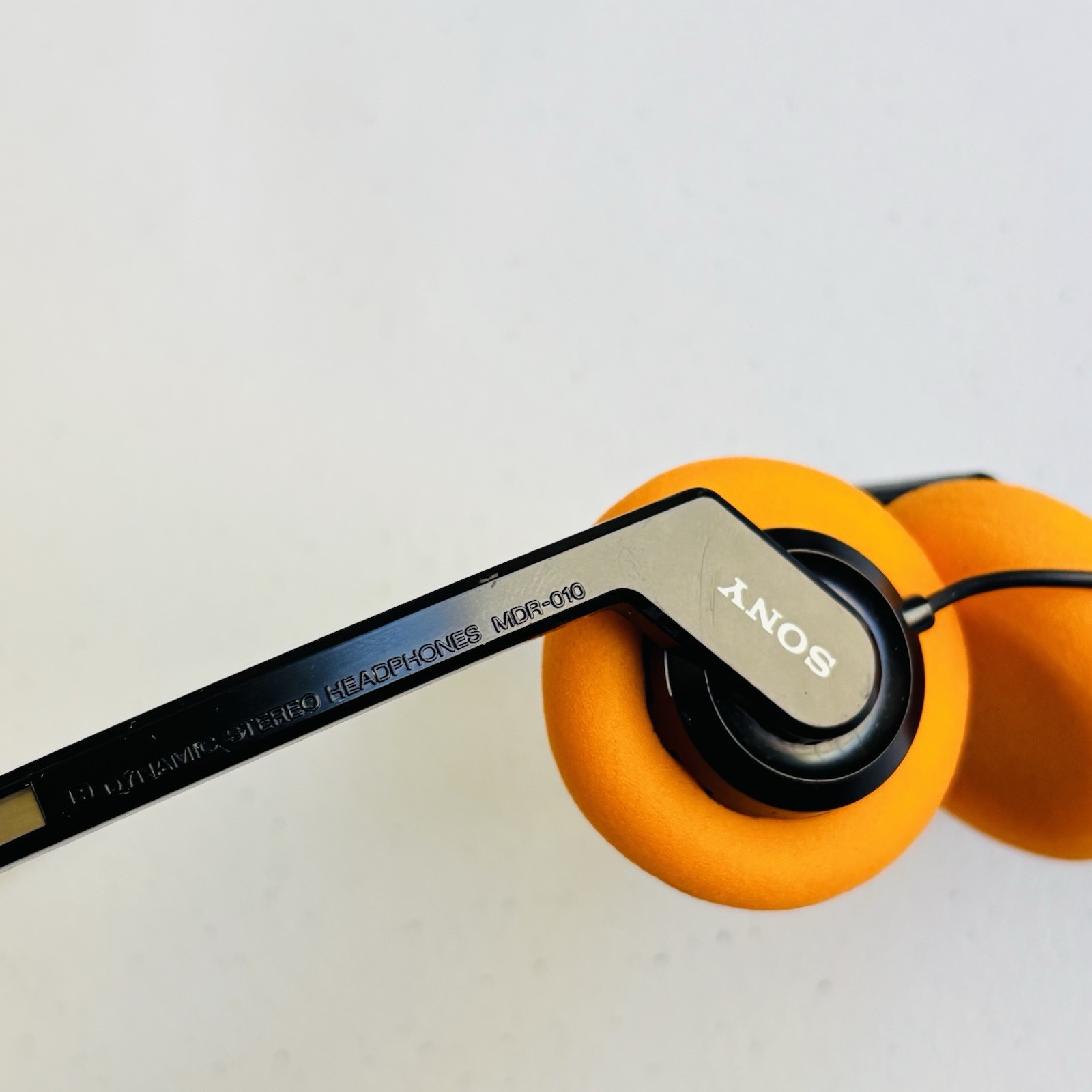 SONY MDR-010 Walkman Lightweight Headphones w/Orange Pads – Guardians Of Galaxy