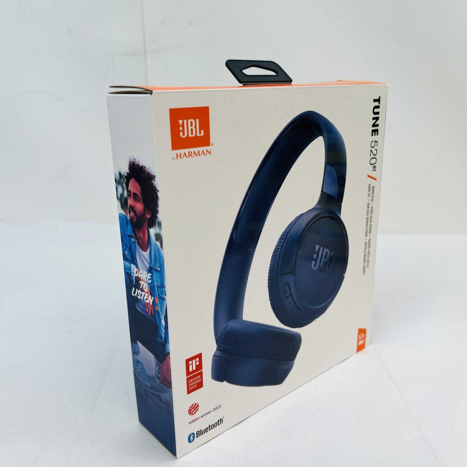 JBL Tune 520BT Wireless on-ear headphones with JBL Pure Bass sound