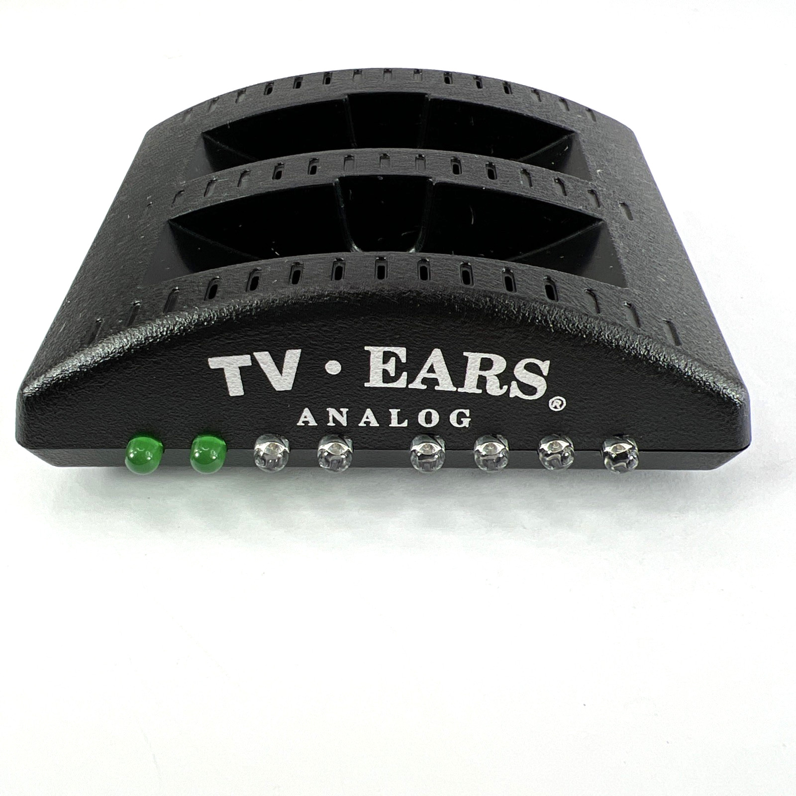 TV Ears 5.0 Analog Wireless Voice Clarifying Headset System 11641 NEEDS BATTERY