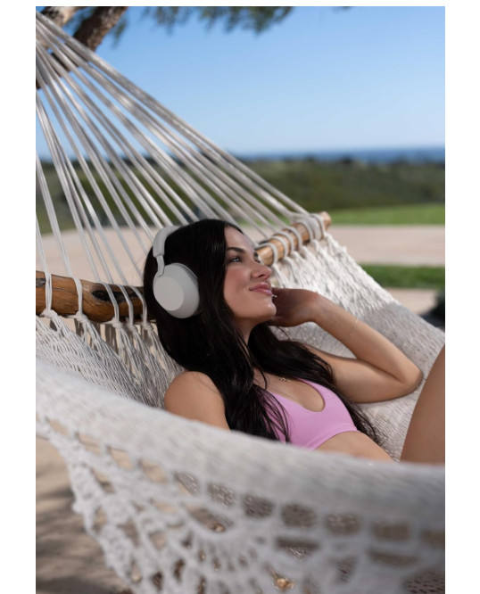 Sony WH-1000XM5 Premium Noise Canceling SILVER Headphones YY2954 30Hr(A16