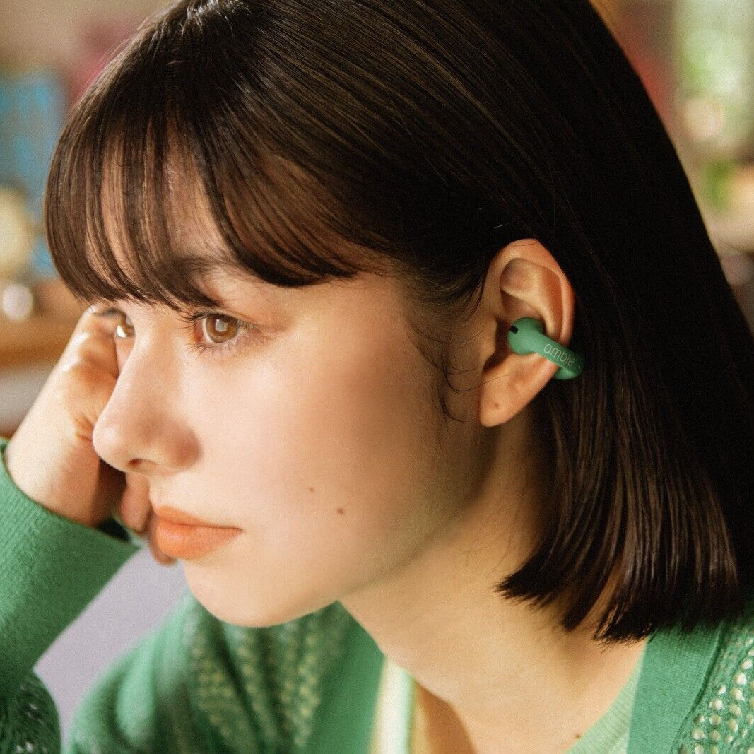ambie Sound Earcuffs AM-TW02 Bluetooth USB Type-C Lithium-ion Battery JAPAN NEW