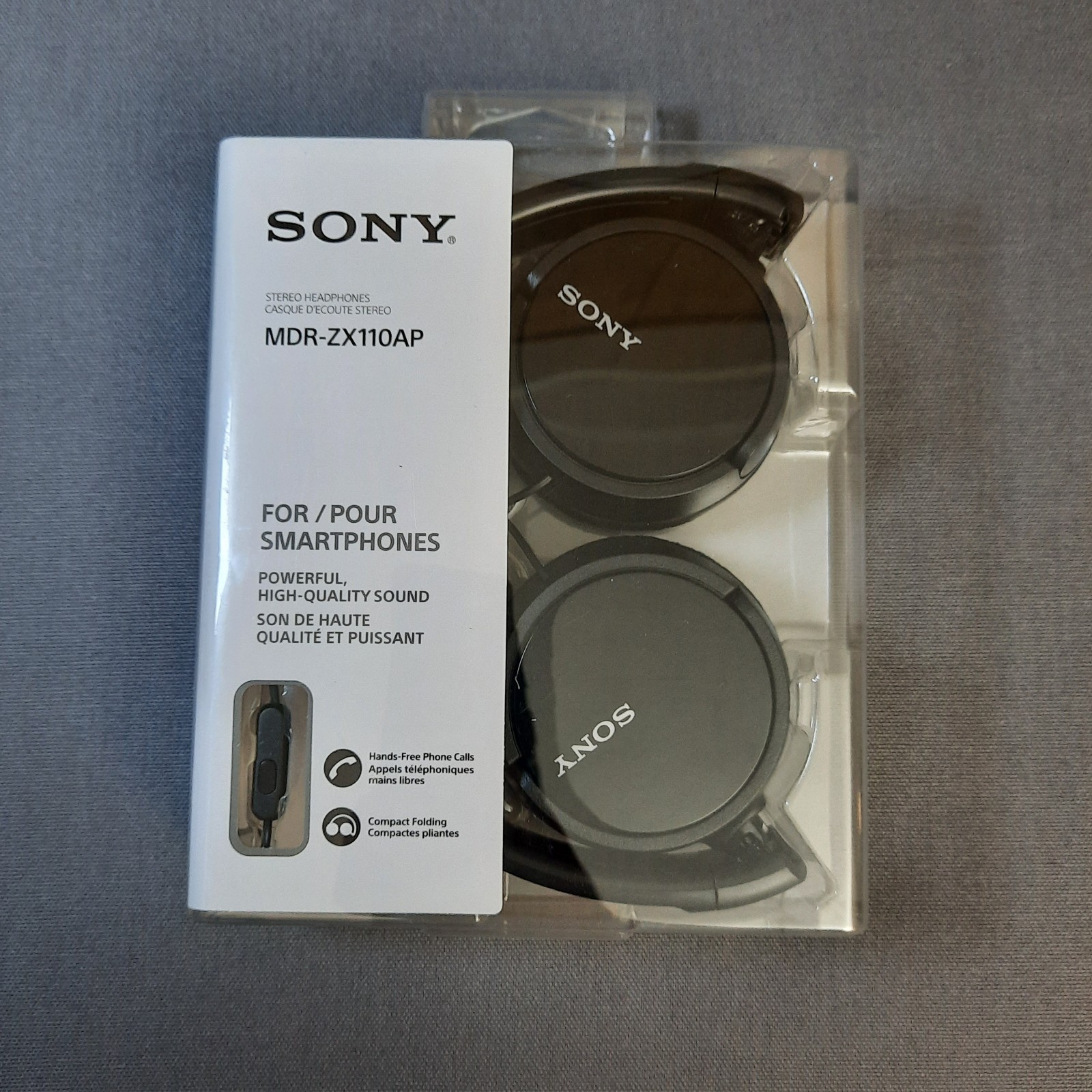 Sony Extra Bass Smartphone Black Headset (MDRZX110APZX series) New