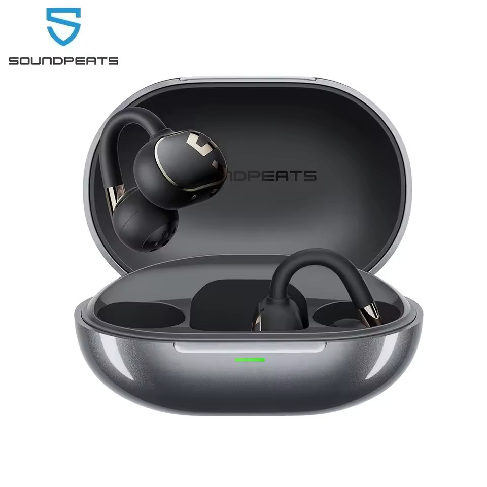 SoundPEATS Clip 1 Open Ear Earbuds 12mm Dolby Audio Comfortable & Secure Clip-on