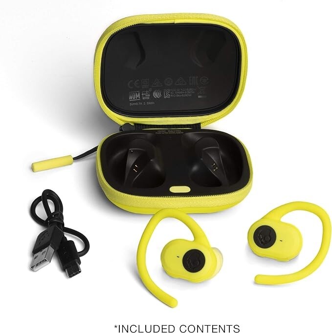 🔥🔥Skullcandy Push Ultra True Wireless Sport Earbuds w/ Bluetooth Yellow✳️✳️