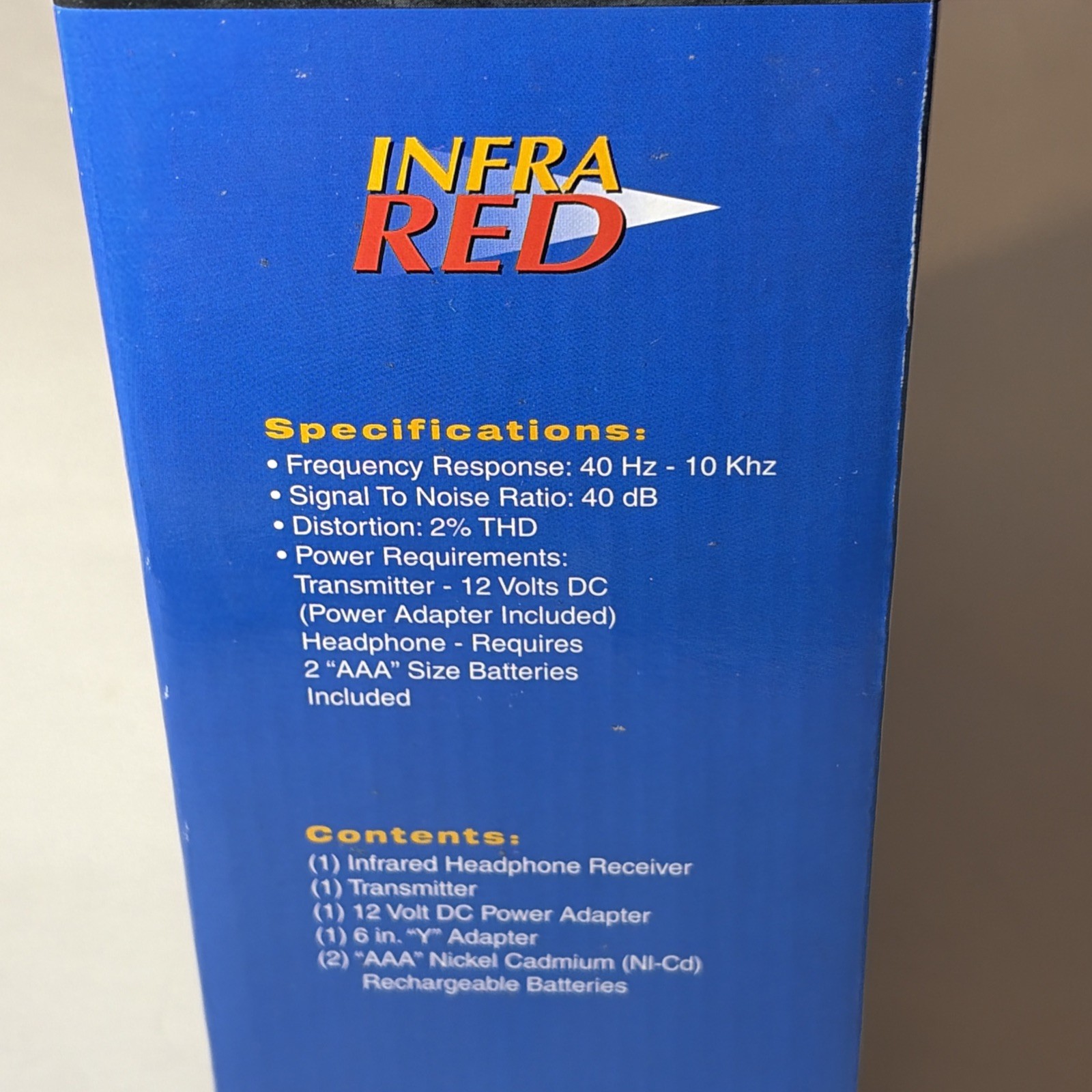 RCA Wireless Headphones Infra Red WHR120RS 25′ Open Box Over Ear