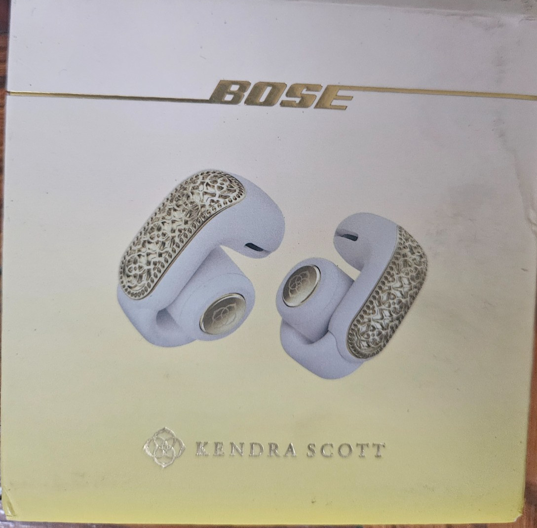 Bose x Kendra Scott Wireless Ultra Open Earbuds – Gold Filigree Limited Edition!