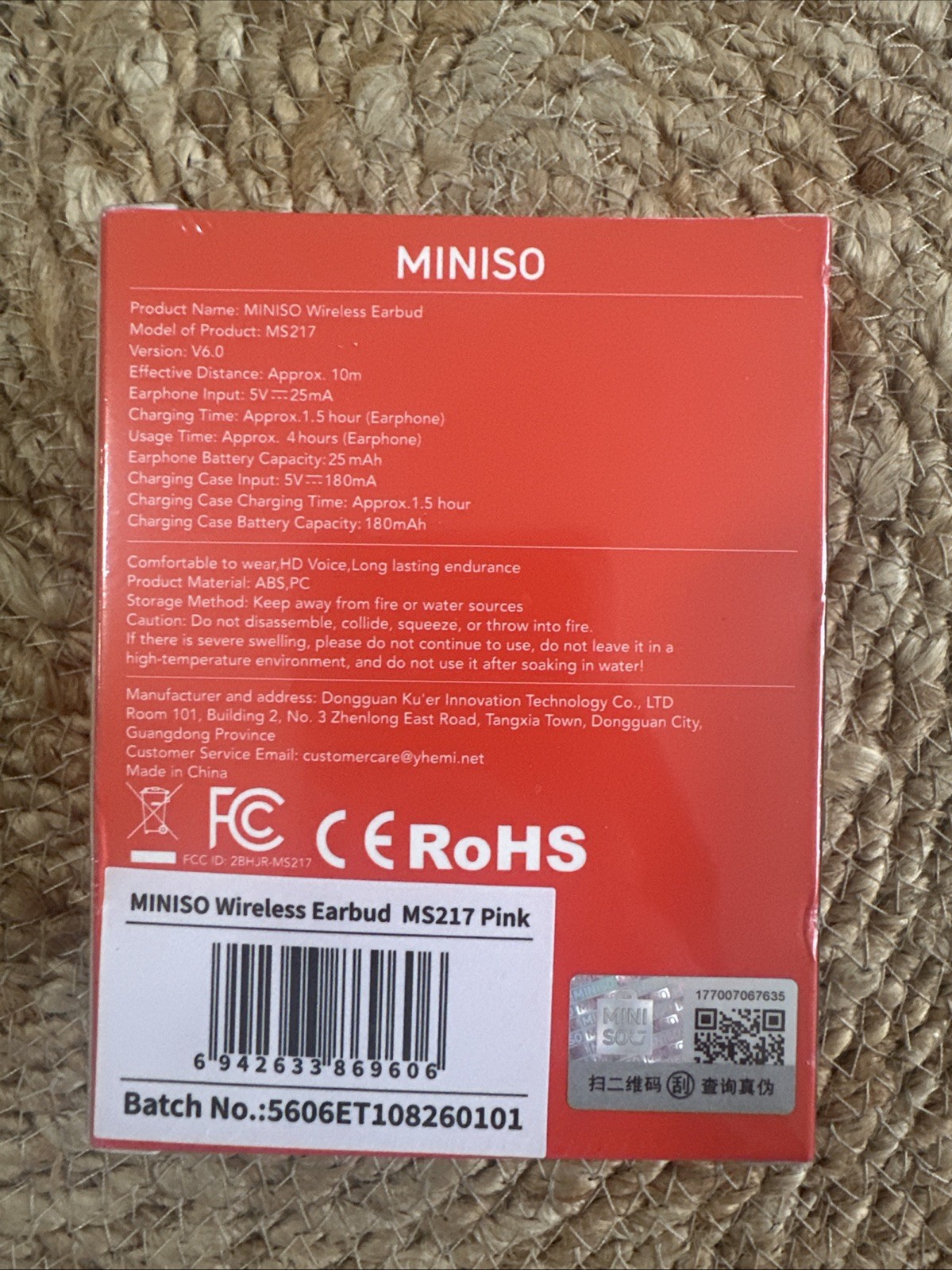 Miniso Wireless Earbud