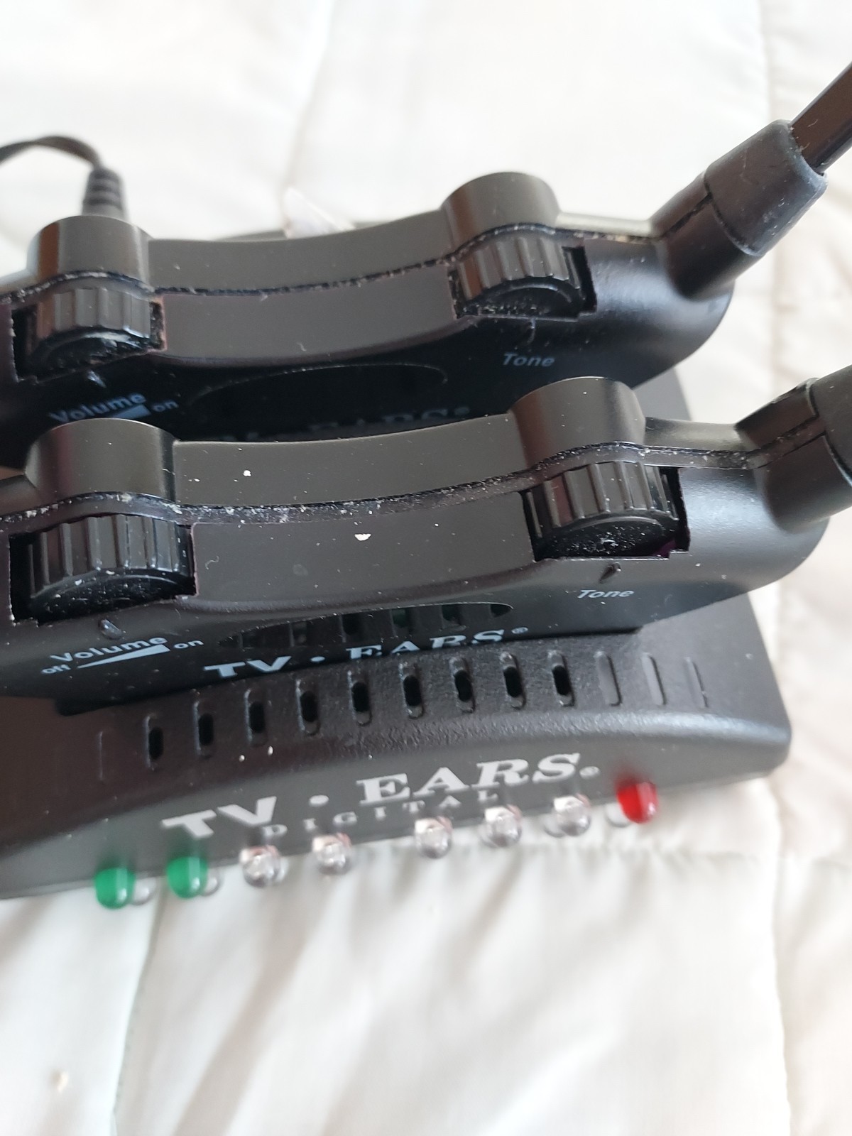 TV Ears LOT of 2 with charger and power supply – Tips need to be replaced Tested